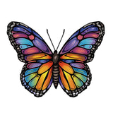 Maxbell Butterfly Wall Decor Gift for Family Friends Farmhouse Office Wall Sculpture Blue Yellow Purple