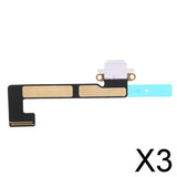 Maxbell 3xCharging Port Flex Connector Cable Dock Replacment For iPad Mini 2 3 White