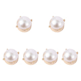 Maxbell 6Pcs Button Covers Trendy Cufflinks for Formal Ceremony Valentines Day Gifts Gold