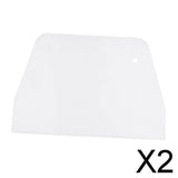Maxbell 2xCake Decorating Scraper Smoother Ice Icing Ice-cream Cutter Baking Tool