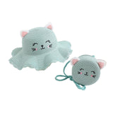 Maxbell Straw Hat and Small Bag Set Cute Sun Hat for Short Trips Vocations Festivals