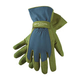 Maxbell Gardening Gloves Anti-slip Roses Pruning Gloves for Planting Digging Pruning Green Blue