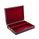 Wood Silverware Storage Box Gift Home Decor Portable Sturdy Kitchen with Lid