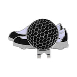 Maxbell Funny Shoe Stainless Steel Golf Hat Clip with Magnetic Ball Marker Black - Aladdin Shoppers