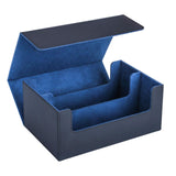 Maxbell PU Leather Card Case Deck Box Top Loading Dustproof with Top Open Flexible