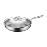 Maxbell Frying Pan with Lid Nonstick Griddle Stovetop Indoor Outdoor Round Skillet