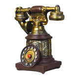 Phone Model Large Creative Resin Vintage Rotary Telephone for Cafe Bar Store H