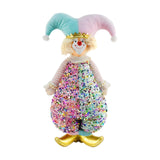 Maxbell Christmas Clown Doll Arts Handmade for Parties Window Display Christmas Gift M