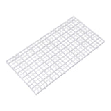 Maxbell Fish Tank Divider Easy Installation Aquarium Lid Separation Hood Bottom Tray 30x15x1.5cm White