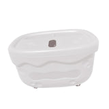 Maxbell Tissue Box Organizer Elegant with Pen Remote Control Decorative Box for Home White