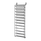 Maxbell over The Door Shoe Organizer Stylish Shoe Storage for Bedroom Pantry Nursery Black