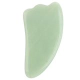 Maxbell Double Heads Natural Jade Stone Massage Roller Gua Sha Scraping Board Set