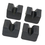 Maxbell 4 Pieces Automotive Jack Rubber Rubber Pad Flexible Black Compact Protective