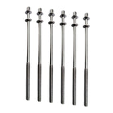 Maxbell 6Pcs Drum Tension Rods M5 Drum Lug Mounting Screws for Percussion Accs Build M5x110mm