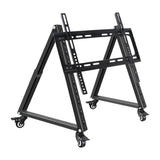 Maxbell Low Height Mobile TV Stand Mobile TV Mount Stand for Exhibitions Home Office