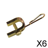 Maxbell 6xReplacement Car Truck Wheel Rims Flexible Tyre Tire Valve Extension Fastener