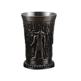 Maxbell 2x Shot Glass Vintage Egyptian Drinkware for Drinkware Accessories