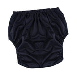 Maxbell Incontinence Adult Cloth Diaper Undewears for Elderly Disabled Woman and Man Black XS