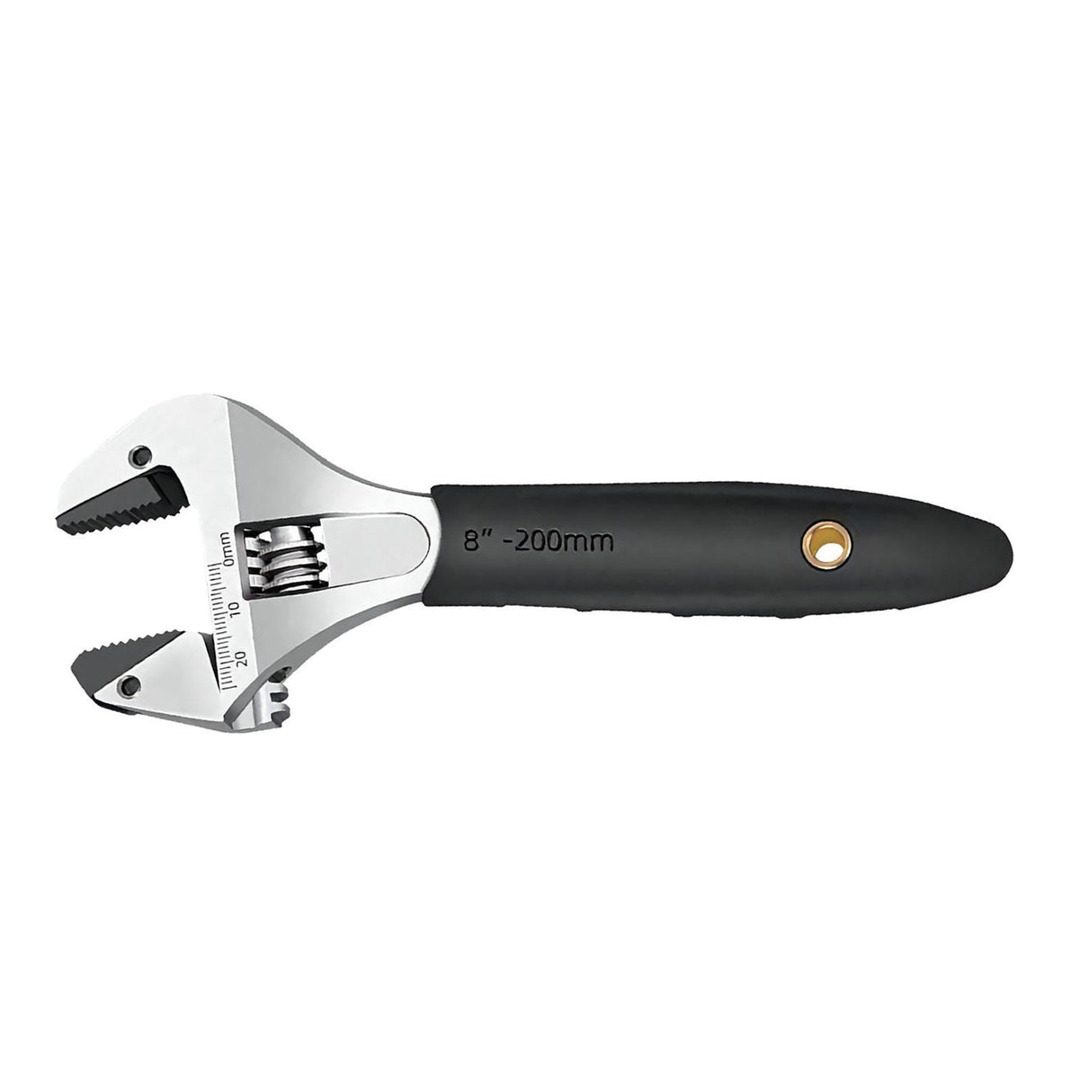 Maxbell Adjustable Ratcheting Wrench Compact Heavy Duty Spanner for Gaps Bolts Tubes 8 Inch