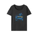 Maxbell Maxbell T Shirt for Women Summer Clothes Crewneck Shirt for Street Commuting Walking L Grey