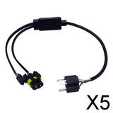 Maxbell 5x1pcs H4 9003 HB2 Hi/Lo Bi-Xenon HID Bulbs Wiring Controllers Relay Harness