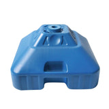 Maxbell Patio Umbrella Base Square Blue Umbrella Weight for Market Summer Beach Yard