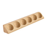 Maxbell Golf Ball Display Case Souvenir Golfball Collections Golf Ball Storage Stand wood color
