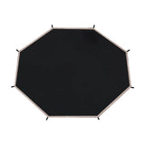 Maxbell Trampoline Shade Cover Reliable Backyard Trampoline Top Cover Sun Shelter 10ft for 8 Poles Black