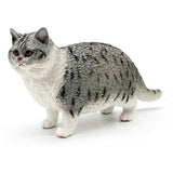 Maxbell 2x Cat Model Statue Collectible Realistic for Cabinet Living Room