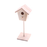 Maxbell 1/12 Mini Fairy Garden Dollhouse Birdhouse Handmade for Garden Outdoor Patio