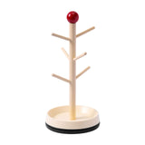 Maxbell Cup Drying Rack Water Bottle Drying Rack for Baby Bottles Mugs Glass Bottles White and Red