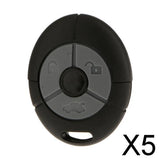 Maxbell 5x3 Button Remote Key Fob Case Shell Replacement for Rover MG TF ZR ZS 25 45