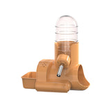 Hamster Water Bottle Auto Dispenser Drinker Bowl Feeding Watering for Bunny Orange - Aladdin Shoppers