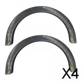 Maxbell 4xSkateboard Deck Guards Protector U Channel Design for Double Rocker Board
