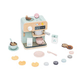 Maxbell Coffee Machine Plaything Wood-made Knickknack for Domestic Kitchen Gathering