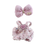 Maxbell Doll Clothesmini Plush Doll Clothes Party with Bowknot for 15 cm 17 cm Dolls Style B