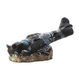 Maxbell Aquarium Decoration Mini Simulation Scenery Plane Wreck for Reptile Box
