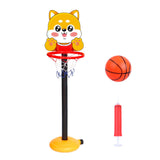 Maxbell Kids Basketball Hoop with Stand with Ball Pump Adjustable for Boys Girls Dog