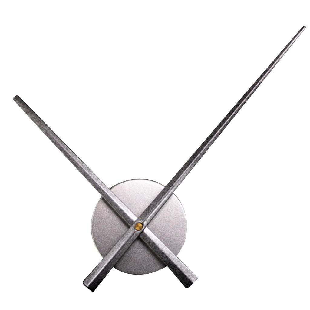 Maxbell Maxbell 3D Clock Hands, DIY Large Clock Hands Needles Wall Clocks Art Decor  Silver
