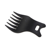 Maxbell Maxbell Professional Plastic Wide Tooth Oily Hair Comb Styling Hair Lift Combs Black
