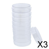 Maxbell 3xLab Plastic Petri Dish Sterile Cell Tissue Culture Dish & Lid 75mm
