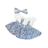 Maxbell Fashion Dolls Dress Suit Costume Accessory for 38cm Dolls Thanksgiving Gifts Blue