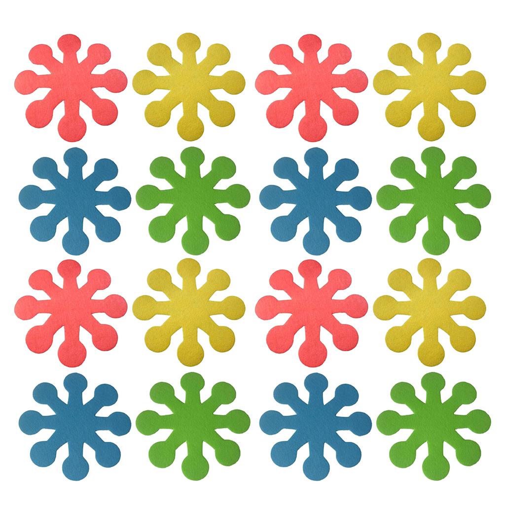 4set 16pcs Easter Decoration , Pot Mat Bowl Placement Heat Insulation Pads