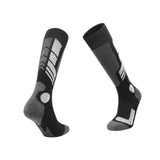 Maxbell Kids Ski Socks Thermal Winter Warm Wool Socks Soft Stockings Snowboard Socks Black and White