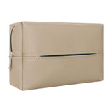 Car Tissue Box with Hanging Fixing Strap Car Sun Visor Tissue Holder Beige