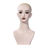 Maxbell Female Mannequin Head Tabletop Multifunctional Manikin Head for Personal Use