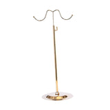 Maxbell 2xHandbag Display Stand Multifunctional Bags Display Holder with Hanging Hook Gold
