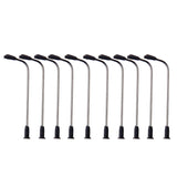 Maxbell 20x10 x Model Street Lamp Lights Single Head for Model Layout Train Scenery