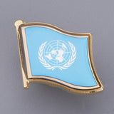 Maxbell United Nations Flag Pin Badge for Man Woman Lapel Badge Decorations Pride - Aladdin Shoppers