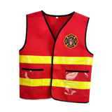 Maxbell Kids Firefighter Vest Funny Firefighter Party Vest for Boys Girls Child Kids 1Pcs